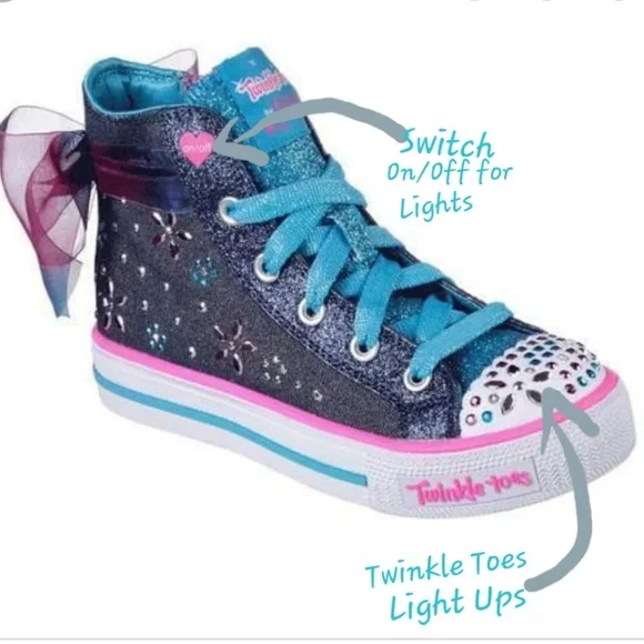 Galaxy Lights Skechers Light Up Jellies Skechers Shoes Girls